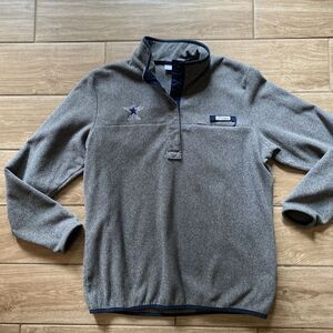 PFG Columbia Gray Fleece NFL Dallas Cowboys Pullover Sweater Youth XL